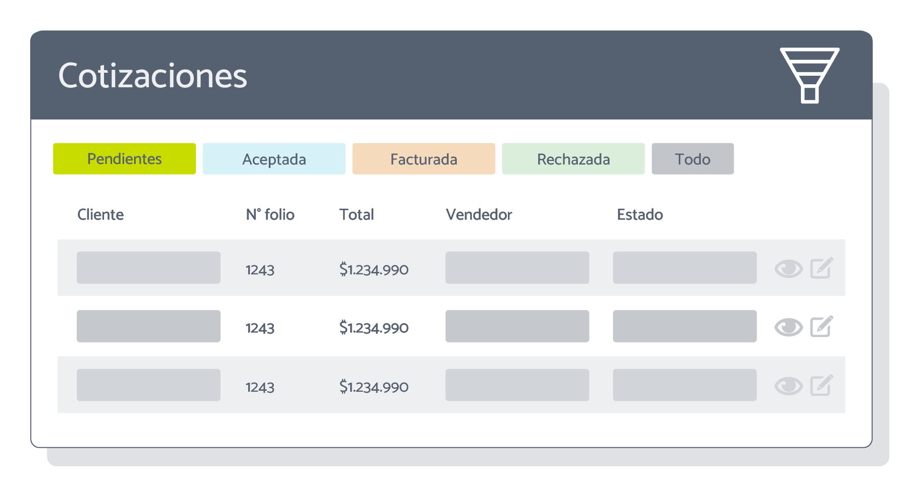 Generación de cotizaciones