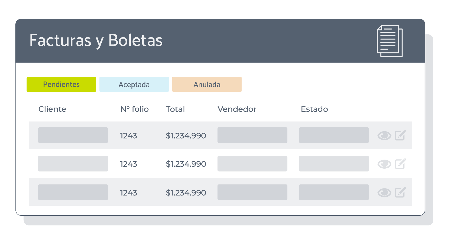 Generación de boletas y facturas electrónicas