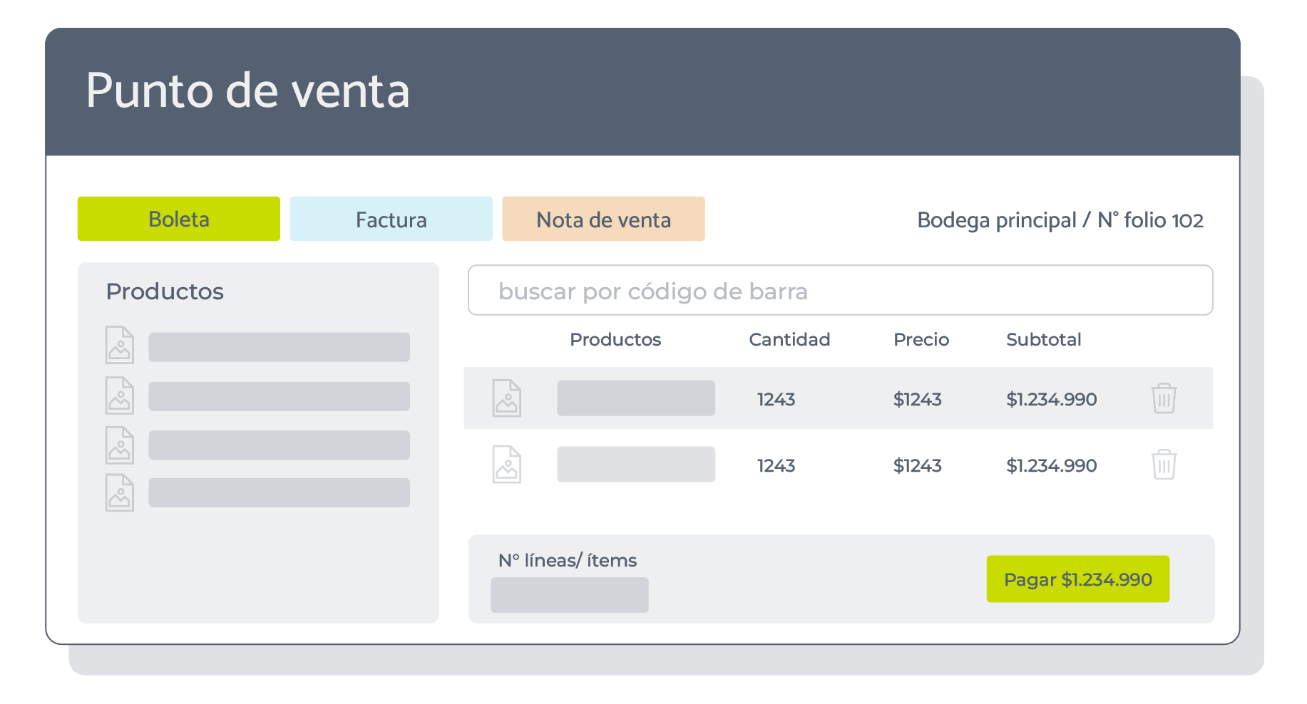 Emite boletas y factura electrónica